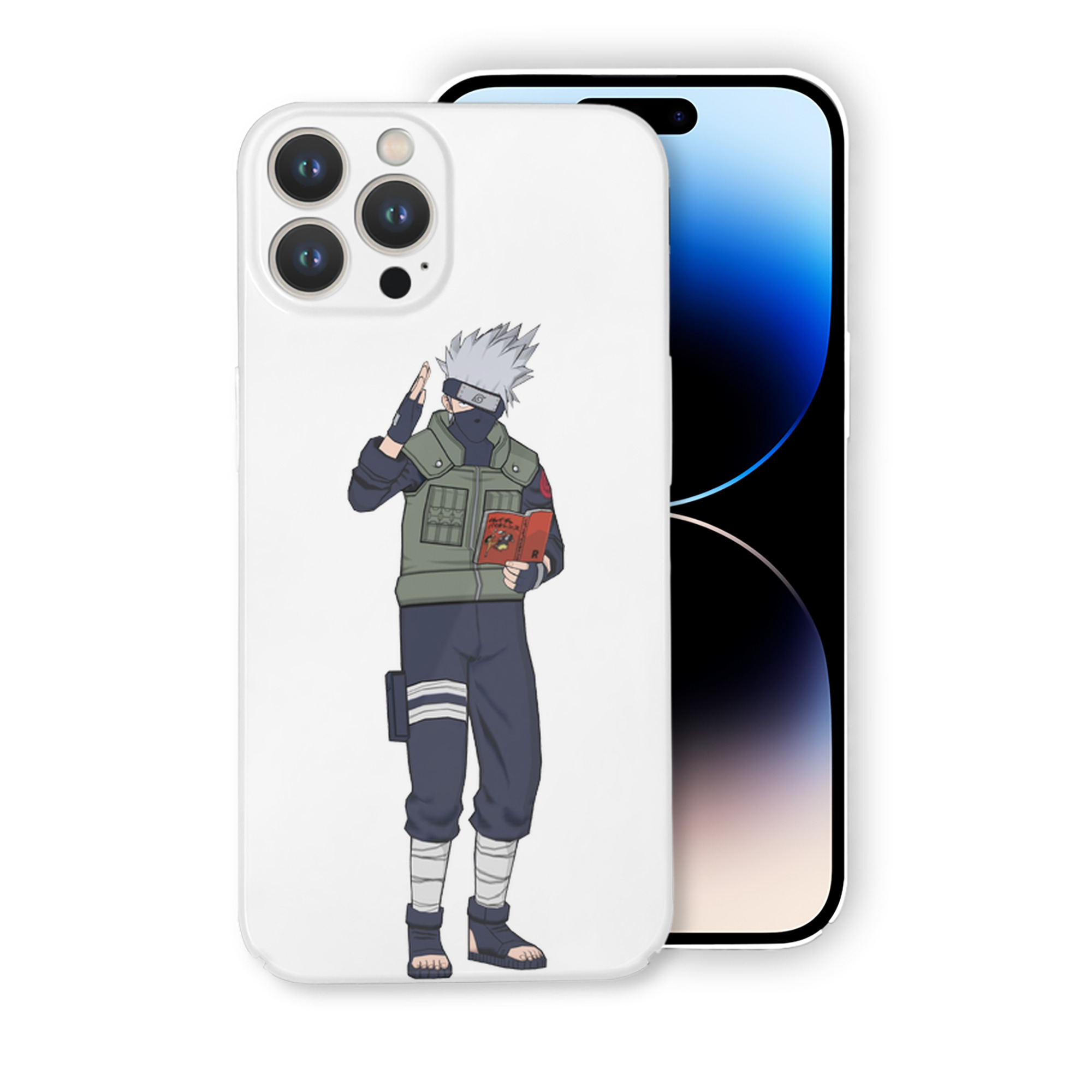 （画像用） NARUTO -ナルト- はたけ カカシ Hatake Kakashi 【iPhone 14シリーズ対応】ハードケース